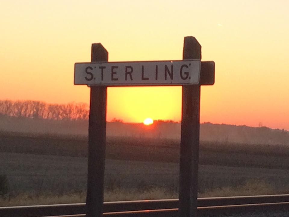 Sterling Nebraska Street Sign